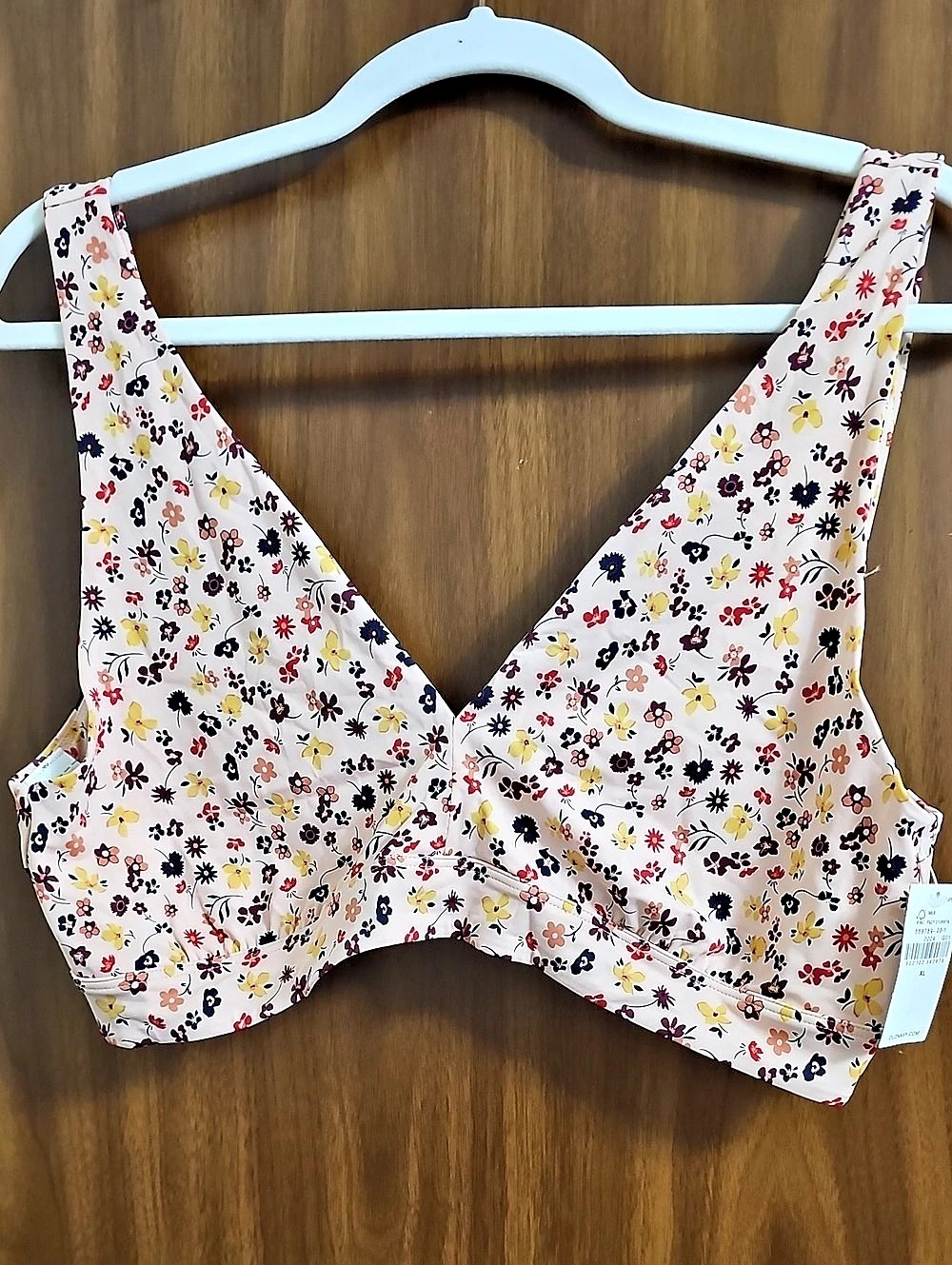 Old Navy Floral Under Garmet Set Light Pink XL NWT